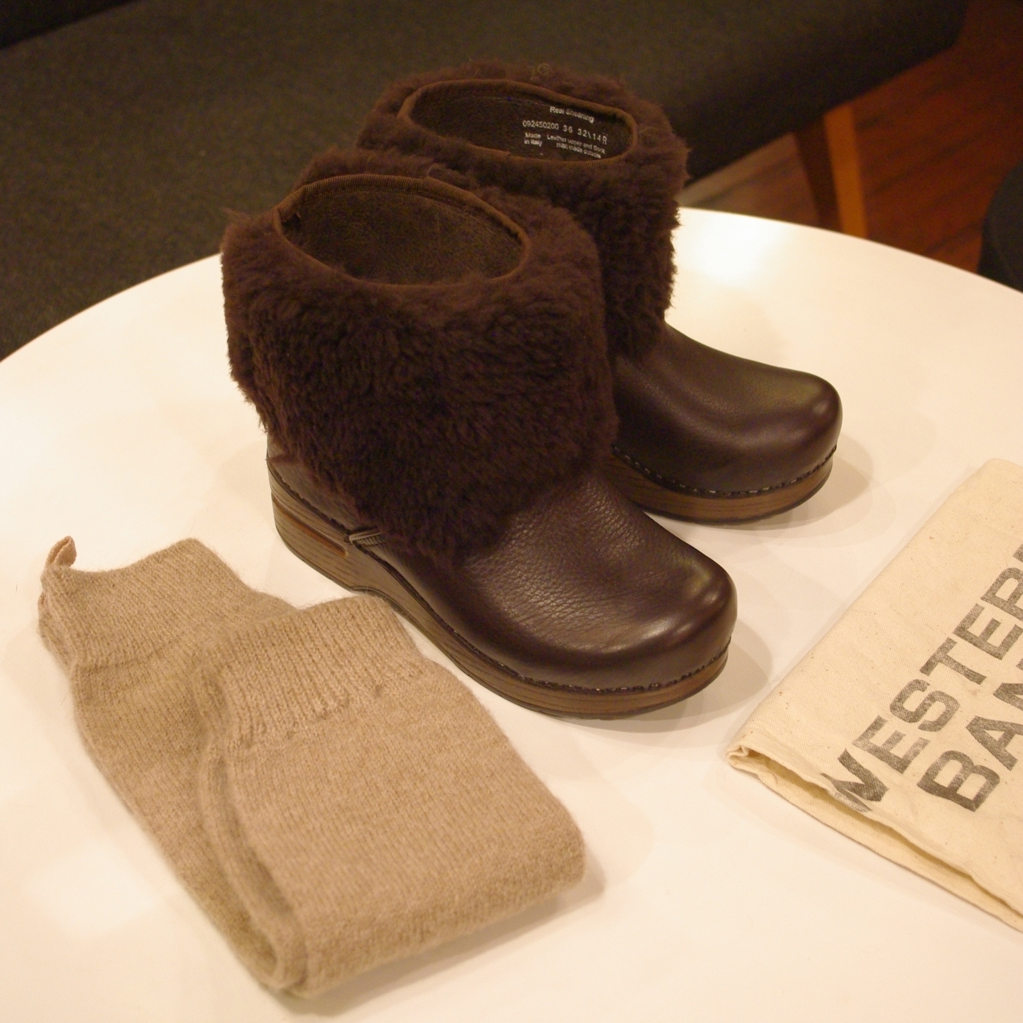 Dansko×OKAO MIYOKO ムートンブーツ アルパカ×メリノ 39 極美品 Dansko